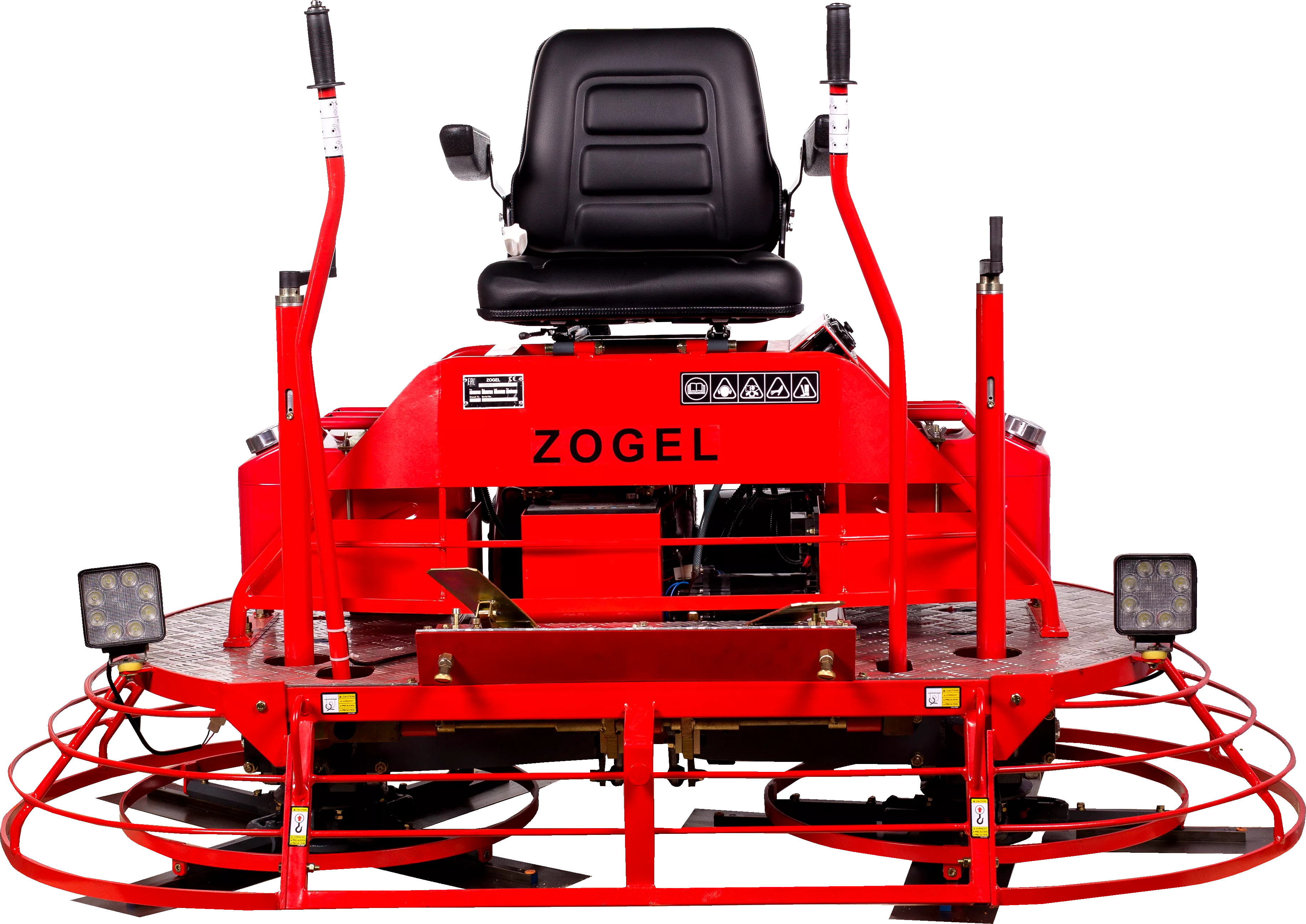 Двухроторная бензиновая затирочная машина по бетону Zogel ZTA838 (24 л.с.) HONDA GX690